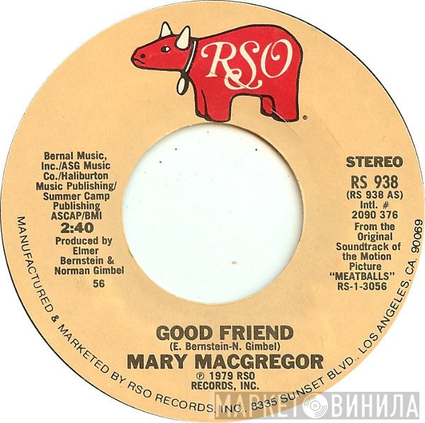 Mary MacGregor  - Good Friend
