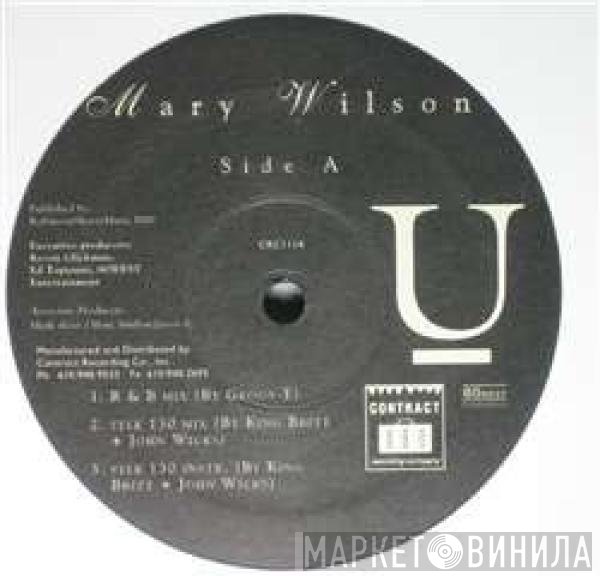 Mary Wilson - U ( U.S Mixes)