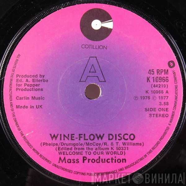 Mass Production  - Wine-Flow Disco / Fun In The Sun