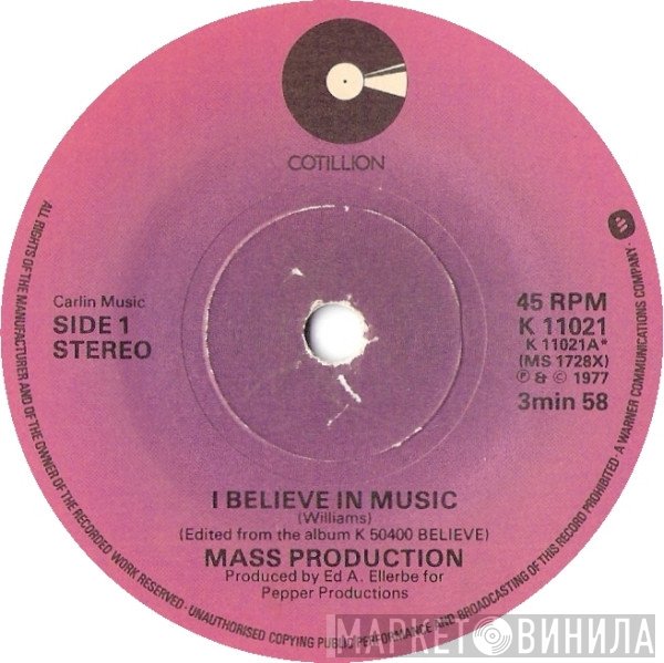 Mass Production - I Believe In Music