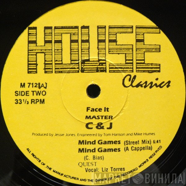Master C & J, Liz Torres, Quest  - Face It / Mind Games / A Touch Of Love