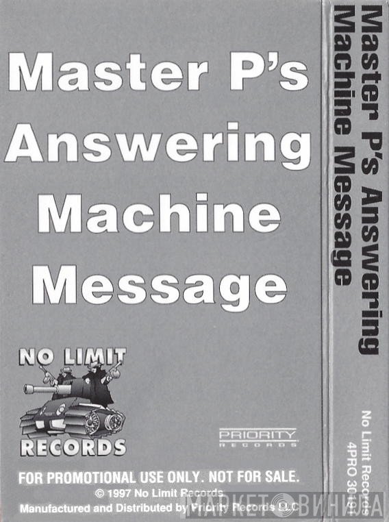 Master P  - Master P's Answering Machine Message