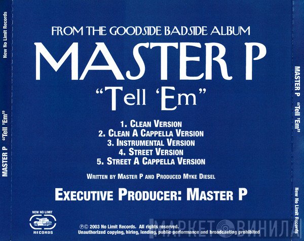 Master P  - Tell 'Em
