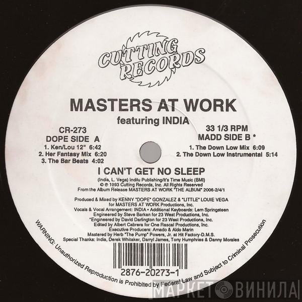 Masters At Work Featuring India  - I Can't Get No Sleep