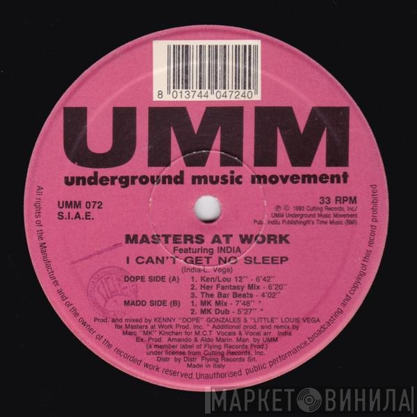 Masters At Work, India - I Can't Get No Sleep