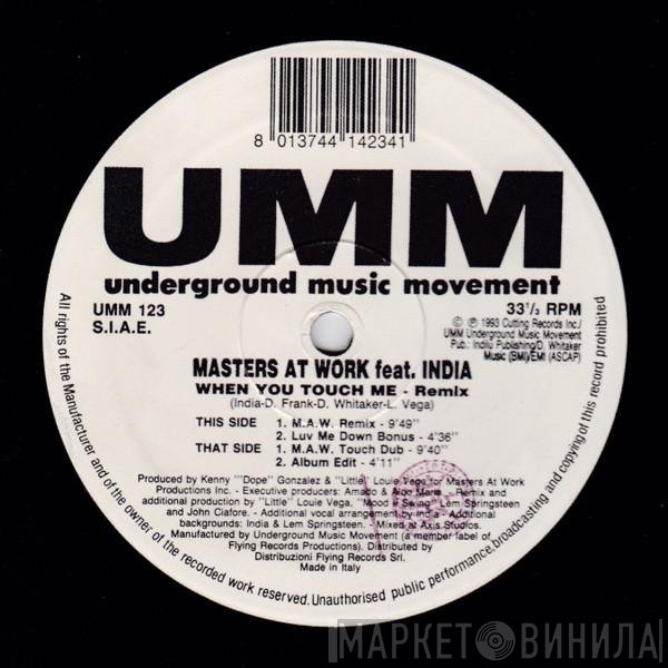 Masters At Work, India - When You Touch Me (Remix)