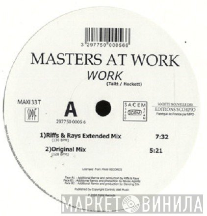 Masters At Work  - Work 2007