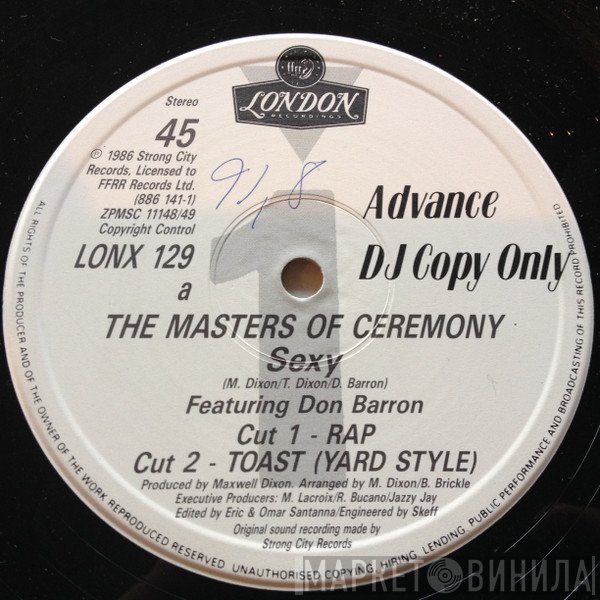 Masters Of Ceremony  - Sexy