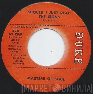 Masters Of Soul - Should I Just Read The Signs
