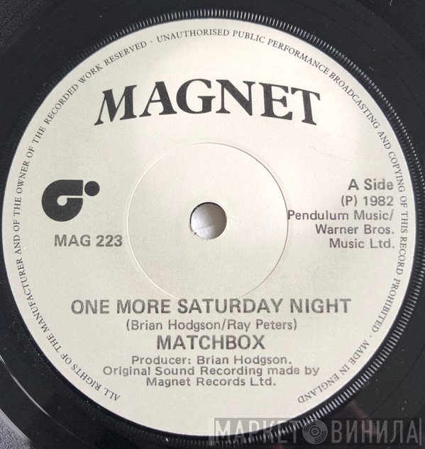 Matchbox  - One More Saturday Night