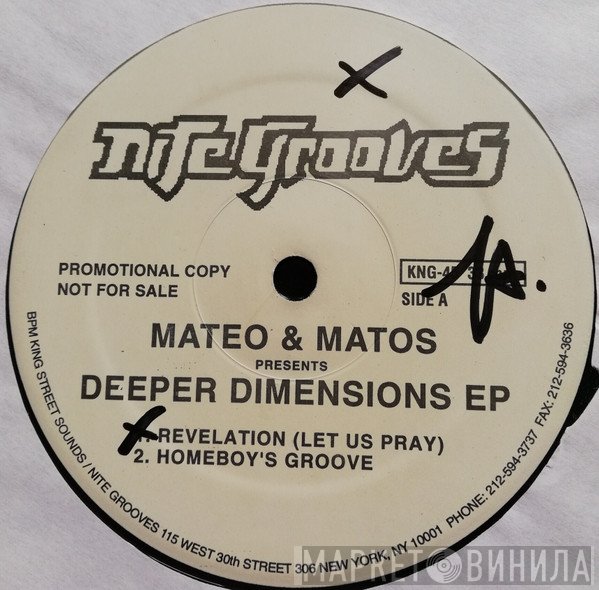 Mateo & Matos - Deeper Dimensions EP