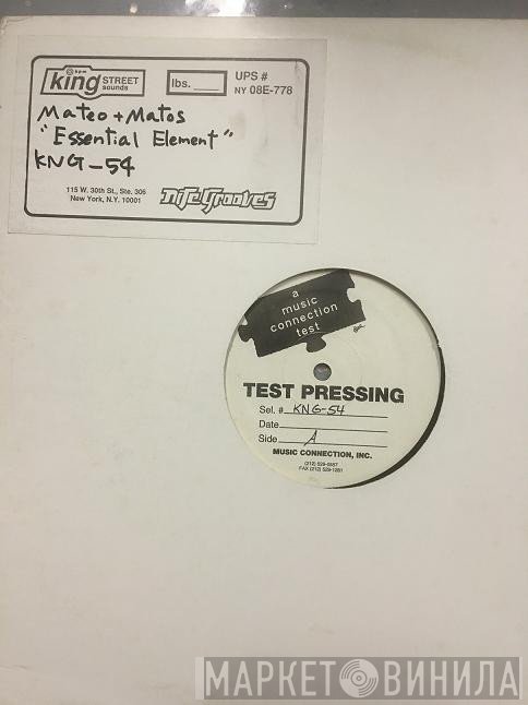 Mateo & Matos  - Essential Elements (Going Back To Our Roots)