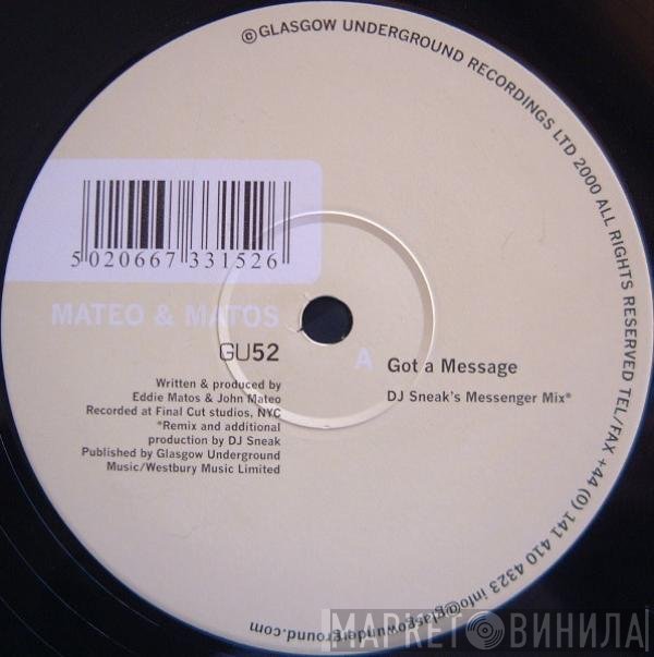 Mateo & Matos - Got A Message