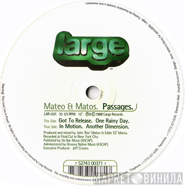 Mateo & Matos - Passages