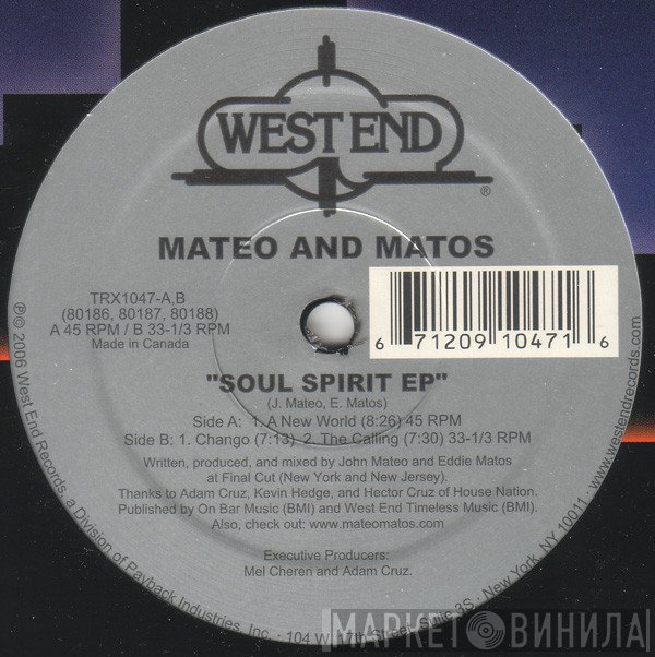 Mateo & Matos - Soul Spirit EP