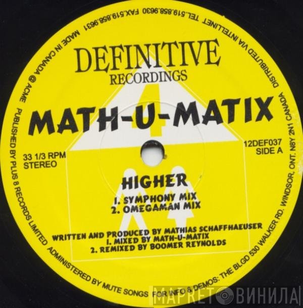 Math U Matix  - Higher