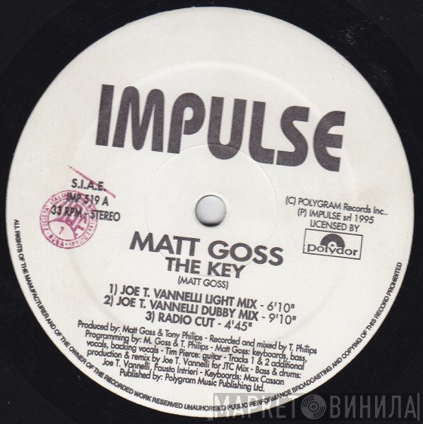 Matt Goss  - The Key