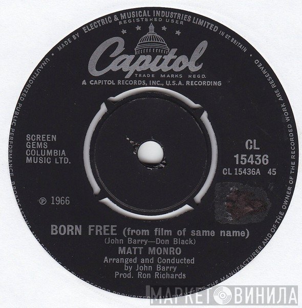 Matt Monro  - Born Free