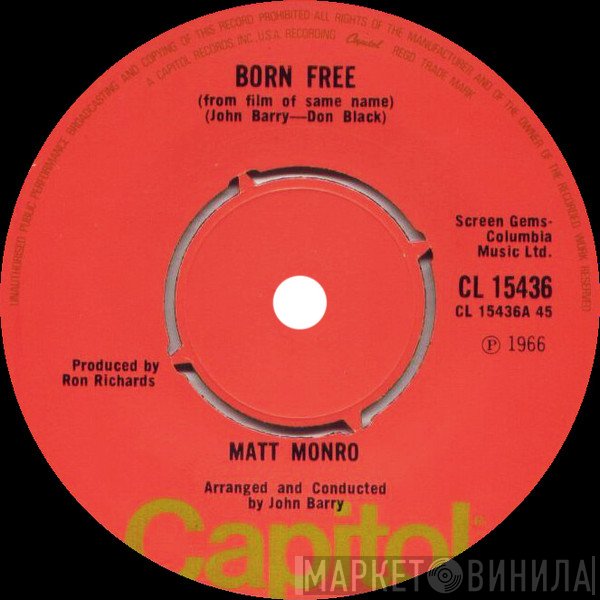 Matt Monro - Born Free