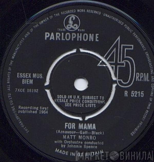 Matt Monro  - For Mama