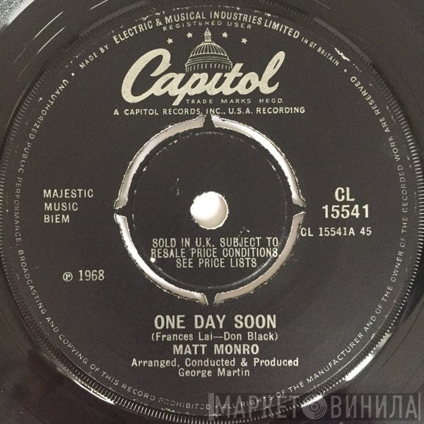Matt Monro  - One Day Soon