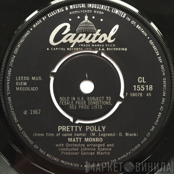 Matt Monro  - Pretty Polly