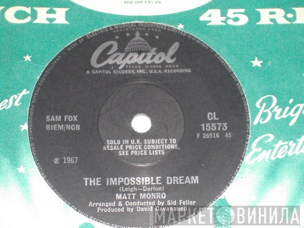 Matt Monro - The Impossible Dream