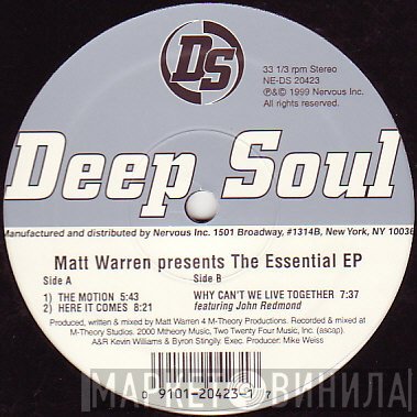 Matt Warren - The Essential EP