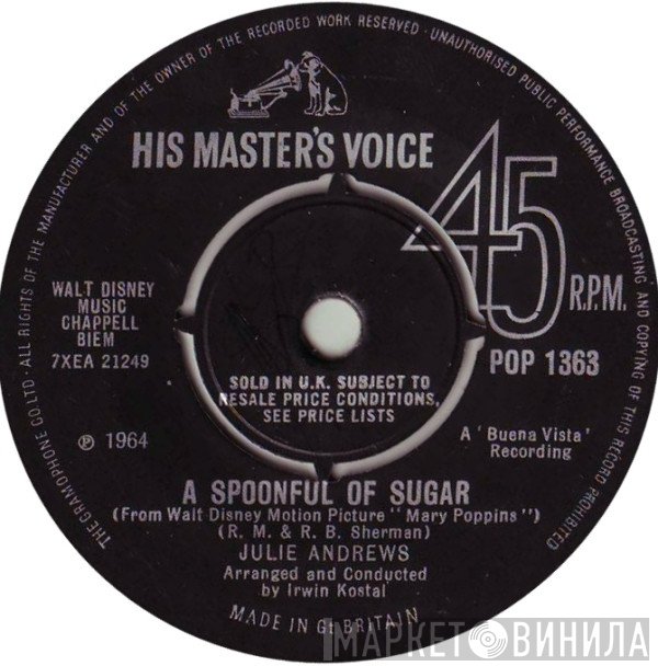 Matthew Garber, Julie Andrews, Karen Dotrice, Dick Van Dyke  - A Spoonful Of Sugar / Chim Chim Cheree
