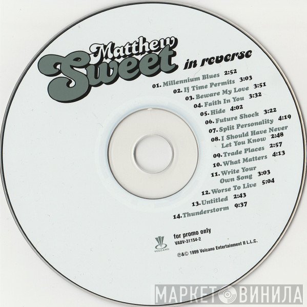 Matthew Sweet  - In Reverse