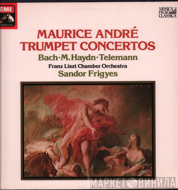 Maurice André, Johann Sebastian Bach, Michael Haydn, Georg Philipp Telemann, Liszt Ferenc Chamber Orchestra  - Trumpet Concertos