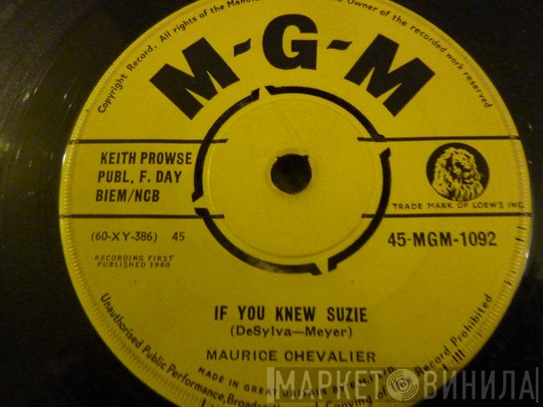 Maurice Chevalier - If You Knew Suzie