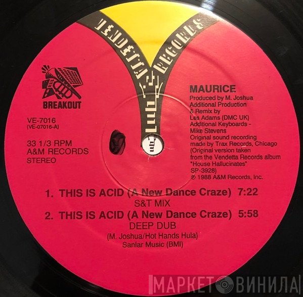 Maurice Joshua - This Is Acid (A New Dance Craze)