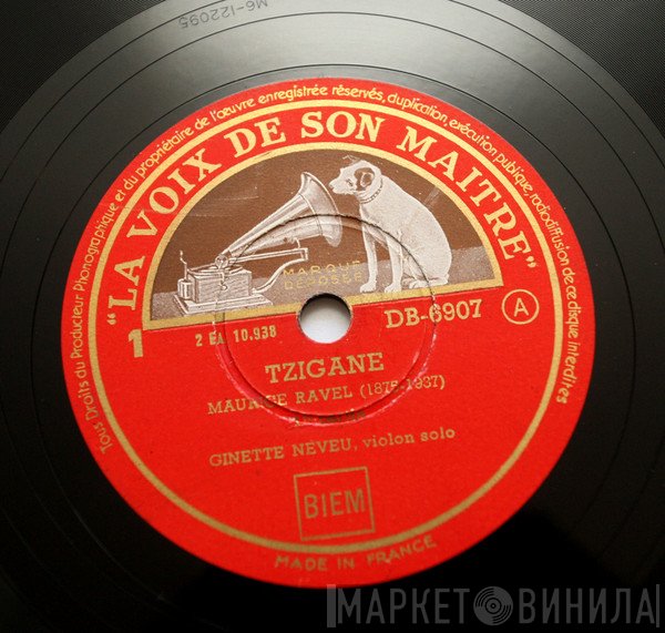 Maurice Ravel - Ginette Neveu  - Tzigane