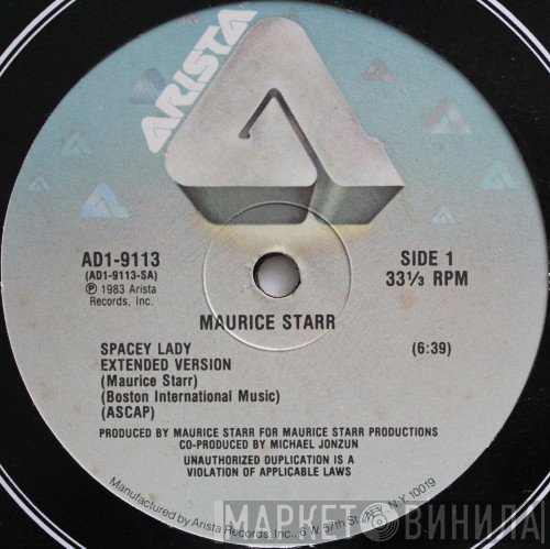 Maurice Starr - Spacey Lady (Extended Version)
