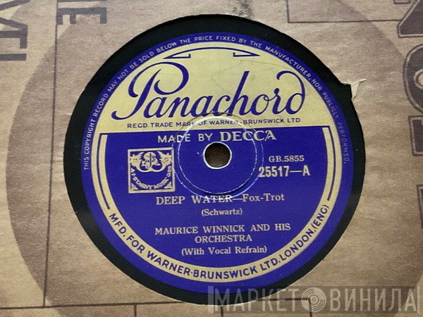 Maurice Winnick And His Orchestra - Deep Water / Goodnight But Not Goodbye 