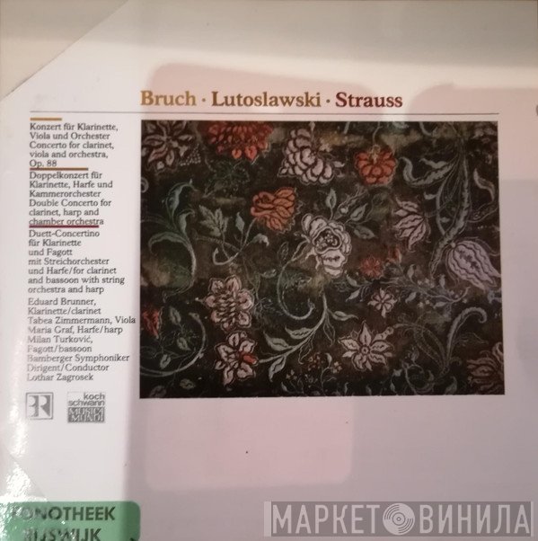 Max Bruch, Witold Lutoslawski, Richard Strauss, Eduard Brunner, Tabea Zimmermann, Maria Graf, Milan Turkovic, Bamberger Symphoniker, Lothar Zagrosek  - Doppelkonzerte.