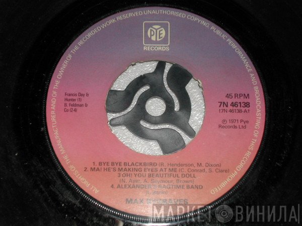 Max Bygraves - Bye Bye Blackbird Medley
