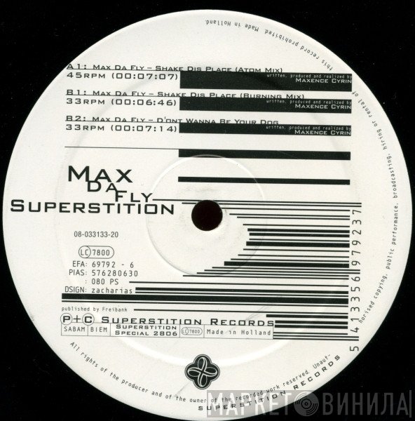 Max Da Fly - Shake Dis Place
