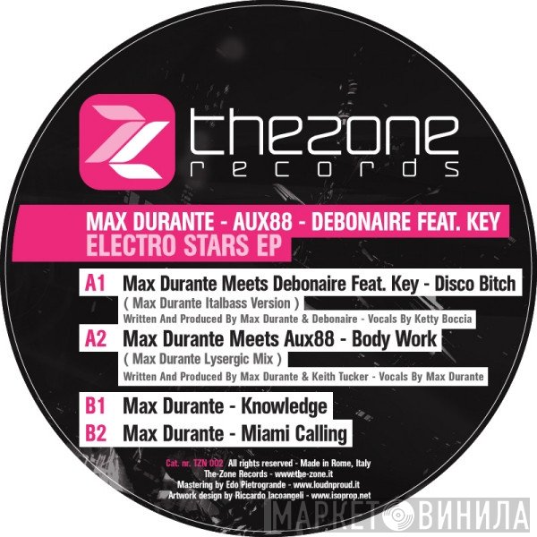 Max Durante - Aux 88 - DJ Debonaire Feat. Key  - Electro Stars EP