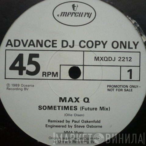 Max Q - Sometimes