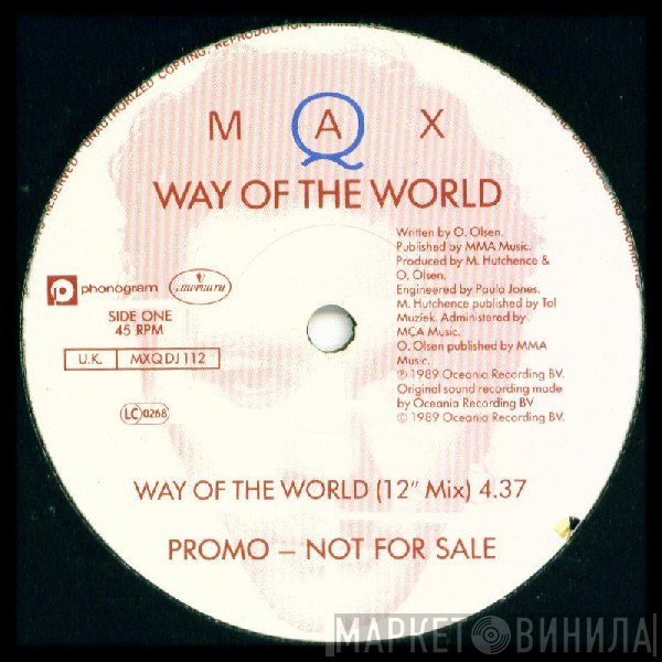 Max Q - Way Of The World