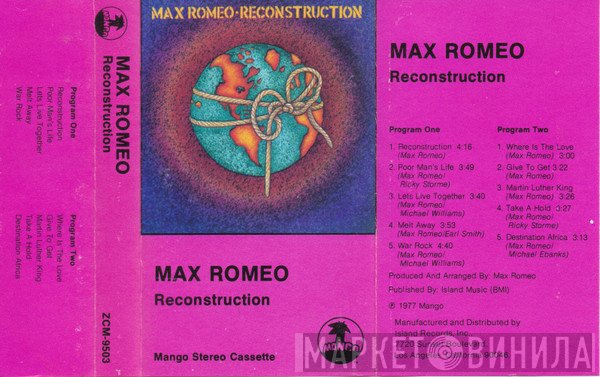 Max Romeo  - Reconstruction
