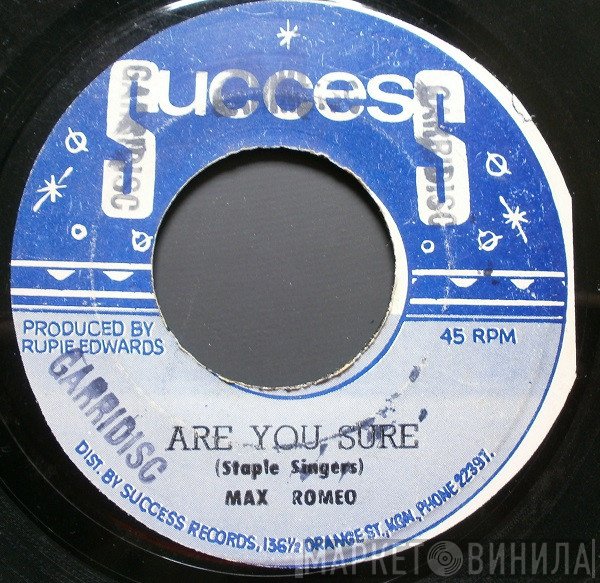 Max Romeo, Rupie Edwards All Stars  - Are You Sure