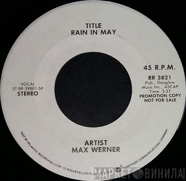 Max Werner  - Rain In May