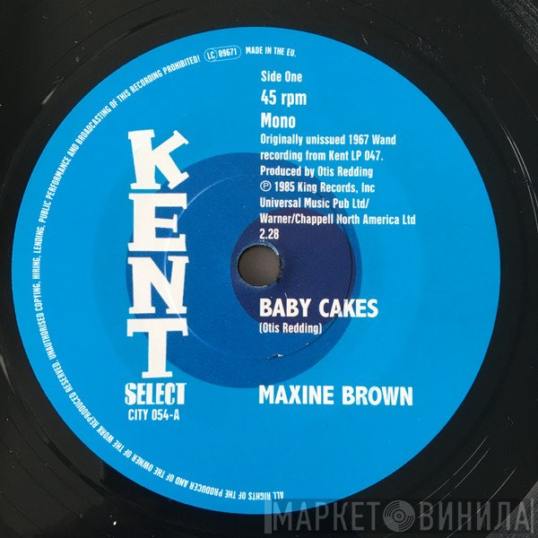 Maxine Brown - Baby Cakes / One In A Million (Alt. Take)