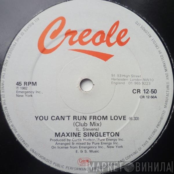 Maxine Singleton - You Can't Run From Love