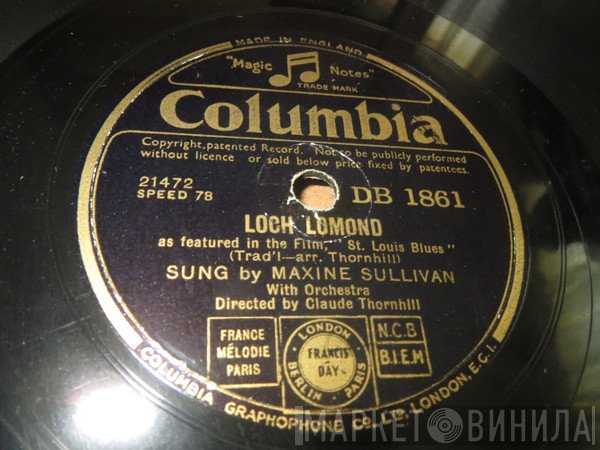 Maxine Sullivan - Loch Lomond / Black Eyes