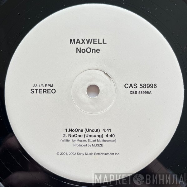 Maxwell  - NoOne