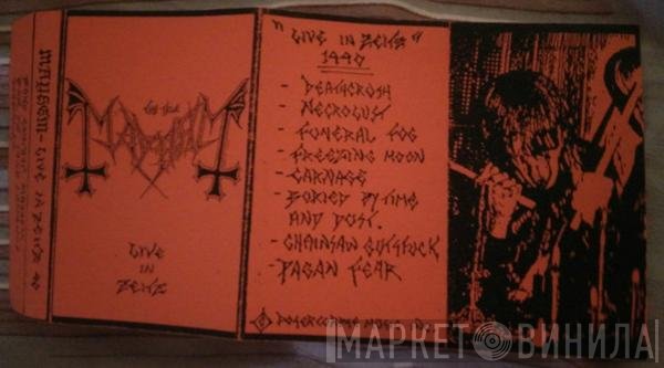 Mayhem  - Live In Zeitz 1990